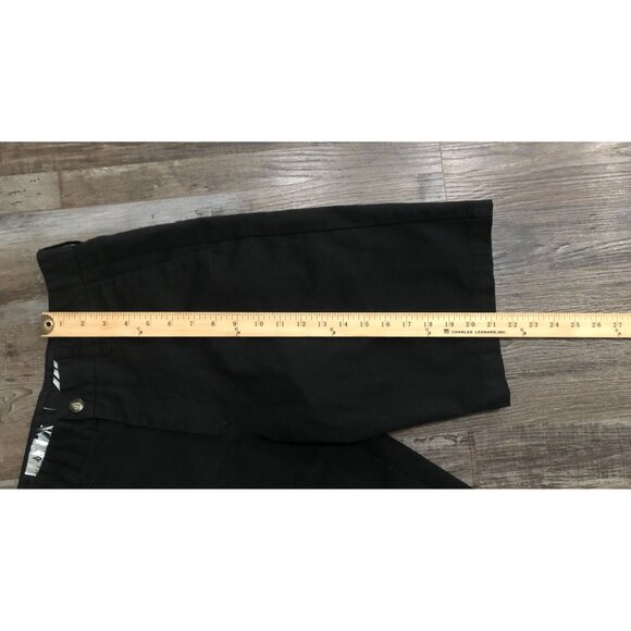 Volcom Stone Mens Size 29 Black Flat Front Casual Chino Shorts - Picture 4 of 5